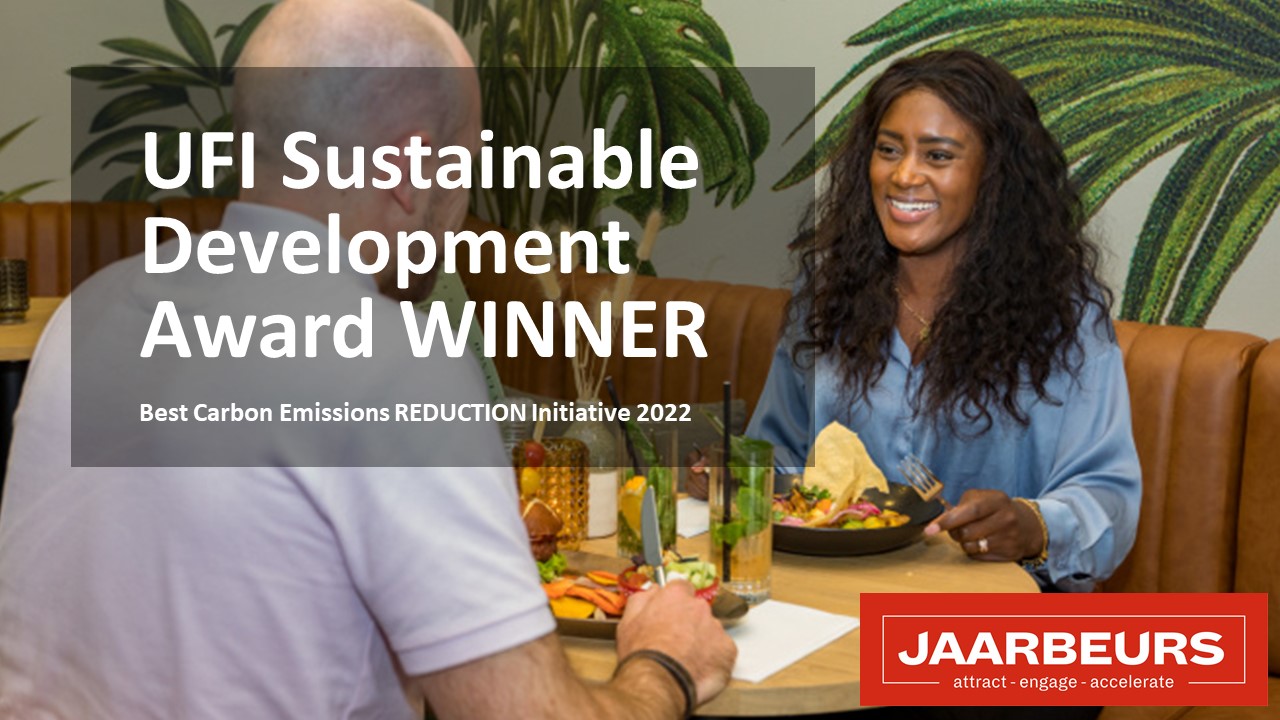 Jaarbeurs wins the UFI Sustainable Development Award 2022